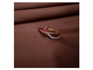 Avery Ruby Diamond Ring